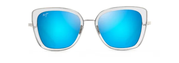 Maui Jim Violet Lake 11 Sunglasses Transparent Grey 53mm Women