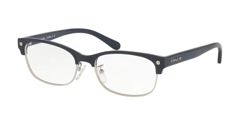 Coach HC6098 5433 Eyeglasses Navy Silver 53mm Women