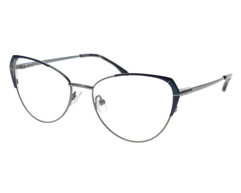 BCBGMAXAZRIA Solange Eyeglasses Blue 55mm Women