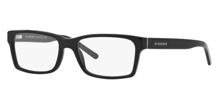Burberry B2108 3001 Eyeglasses Black 54mm Unisex 3