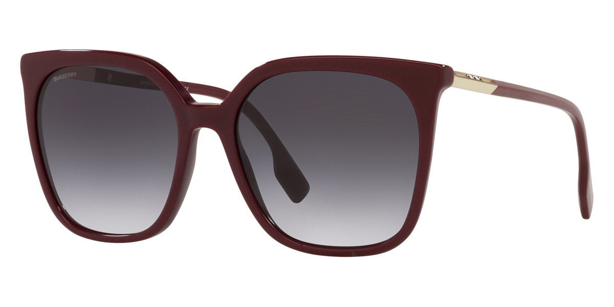 Burberry BE4347 34038G Sunglasses Burgundy Red 56m | Lens & Luxe