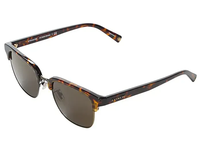 Coach C6194 Sunglasses Dark Tortoise/gold 52mm Men | Lens & Luxe display picture 2