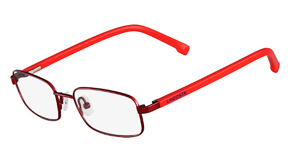 Lacoste L3101 615 Eyeglasses Red 46mm Kids