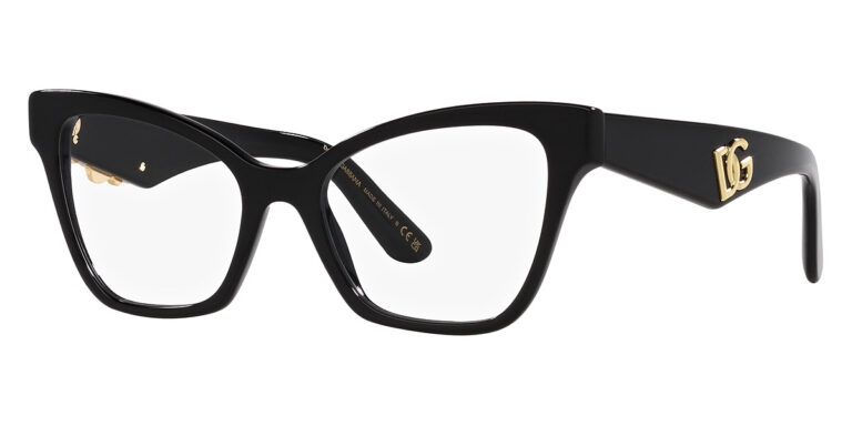 Dolce & Gabbana DG3369 501 Eyeglasses Black 52mm Women