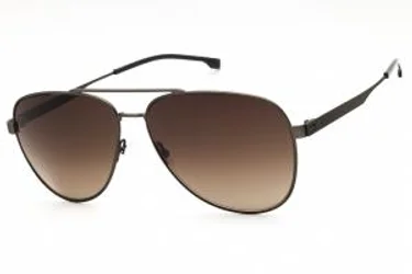 HUGO BOSS BOSS 1641/S 0R80 HA Sunglasses Mtdk Ruthenium 60mm