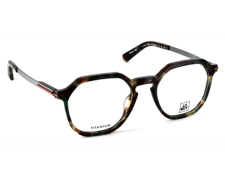 J.F. Rey JF1553 C4360 Eyeglasses Green Camouflage/orange 52mm Men