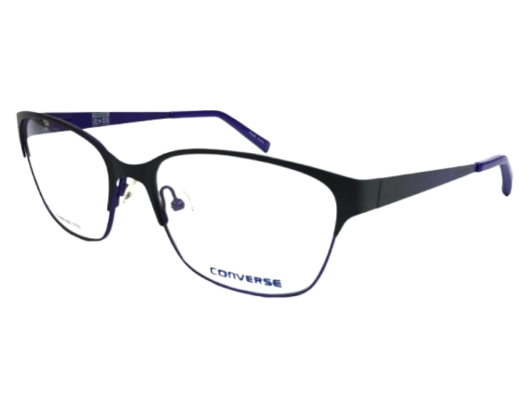 Converse Q200 Eyeglasses Black Purple 52mm Women