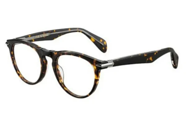 Rag & Bone RNB7003 0086 Eyeglasses Dark Havana 51mm Men