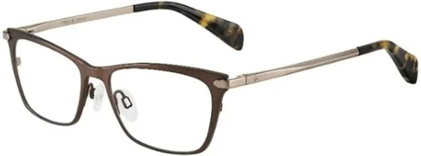 Rag & Bone RNB3007 0AAI Eyeglasses Matte Brown Beige 51mm Women