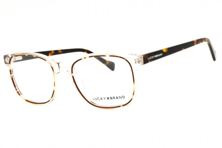 Lucky Brand D411 0CRT Eyeglasses Crystal Tortoise 53mm Unisex