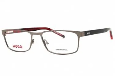 Hugo HG 1075 0R80 00 Eyeglasses Semi Matte Dark Ruthenium 56mm