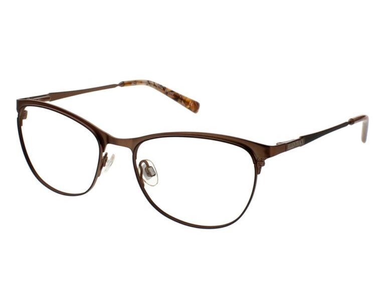 Ellen Tracy Petra Eyeglasses Brown 54mm Women