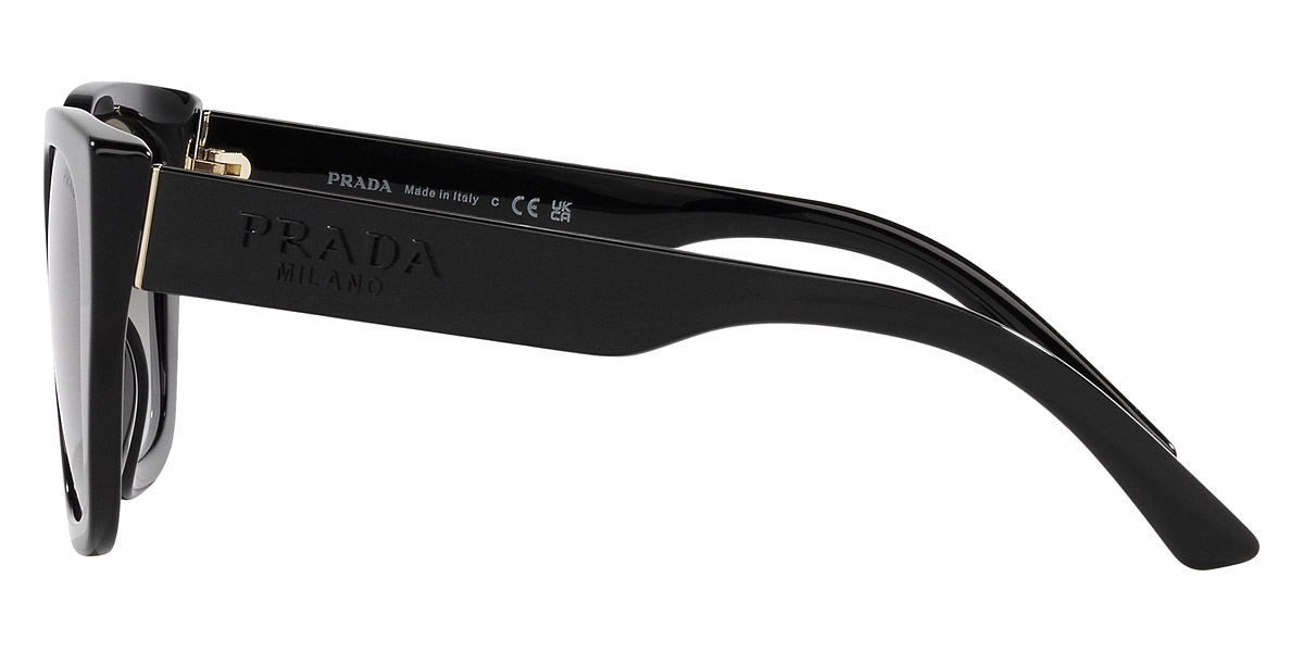 Prada Sunglasses SPR 24X UAO-OA7 52-18-140 Prada PR A07S XS (52 - 20) with Grey lenses and White frame  main image 2