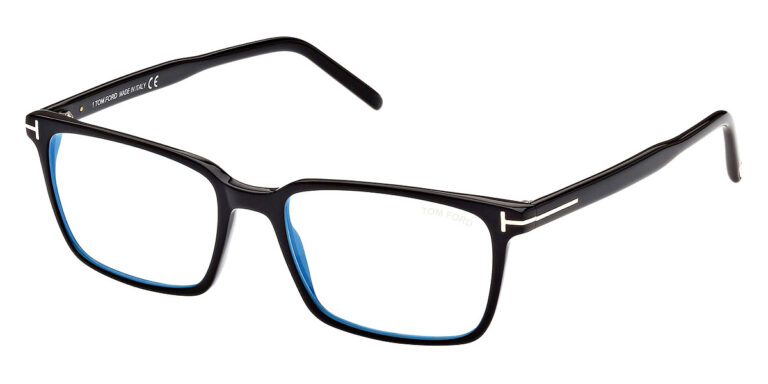 Tom Ford TF5802B 001 Eyeglasses Black 55mm Unisex